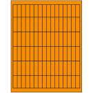 0.5" x 1.75"  Sheet Label