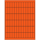 0.5" x 1.75"  Sheet Label
