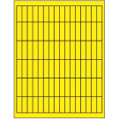 0.5" x 1.75"  Sheet Label