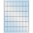 0.5" x 1.75"  Sheet Label