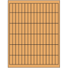 0.5" x 1.75"  Sheet Label