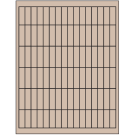 0.5" x 1.75"  Sheet Label