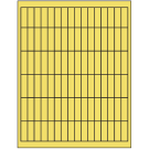 0.5" x 1.75"  Sheet Label