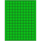 0.75" x 0.75"  Sheet Label