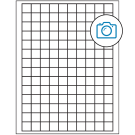0.75" x 0.75"  Sheet Label