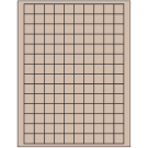 0.75" x 0.75"  Sheet Label