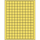 0.75" x 0.75"  Sheet Label