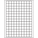 0.75" x 0.75"  Sheet Label