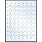 1" x 1"  Sheet Label