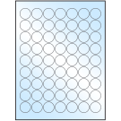 1" x 1"  Sheet Label