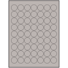 1" x 1"  Sheet Label