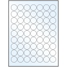 1" x 1"  Sheet Label