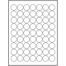1" x 1"  Sheet Label