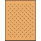 1" x 1"  Sheet Label