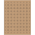 1" x 1"  Sheet Label