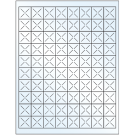 1" x 1"  Sheet Label