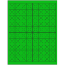 1" x 1"  Sheet Label