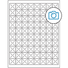 1" x 1"  Sheet Label