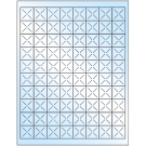 1" x 1"  Sheet Label