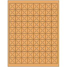 1" x 1"  Sheet Label