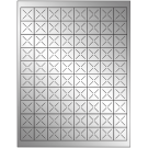 1" x 1"  Sheet Label