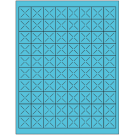 1" x 1"  Sheet Label