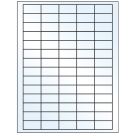 1.5" x 0.75"  Sheet Label