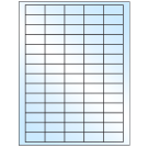 1.5" x 0.75"  Sheet Label