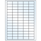 1.5" x 0.75"  Sheet Label