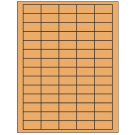 1.5" x 0.75"  Sheet Label