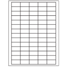 1.5" x 0.75"  Sheet Label