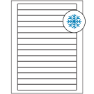 7" x 0.68"  Sheet Label