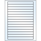 7" x 0.68"  Sheet Label