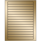 7" x 0.68"  Sheet Label