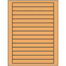 7" x 0.68"  Sheet Label