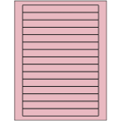 7" x 0.68"  Sheet Label