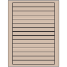 7" x 0.68"  Sheet Label