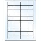 1.75" x 1"  Sheet Label