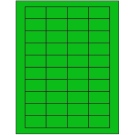 1.75" x 1"  Sheet Label