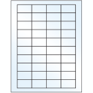 1.75" x 1"  Sheet Label