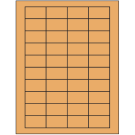 1.75" x 1"  Sheet Label