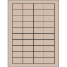 1.75" x 1"  Sheet Label