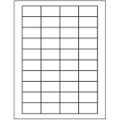 1.75" x 1"  Sheet Label
