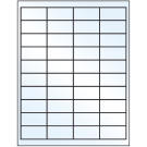 2" x 1"  Sheet Label