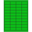 2" x 1"  Sheet Label