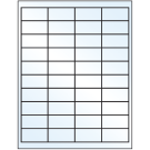 2" x 1"  Sheet Label