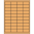 2" x 1"  Sheet Label