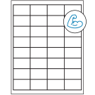 2" x 1.25"  Sheet Label