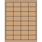 2" x 1.25"  Sheet Label