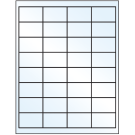 2" x 1.25"  Sheet Label